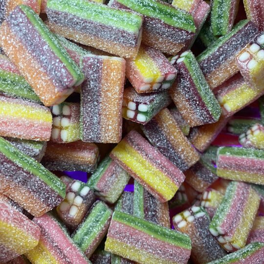 Kyslé farebné tehličky