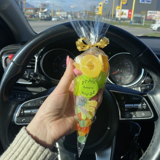 Cukríkový kornútok "Ďakujem"